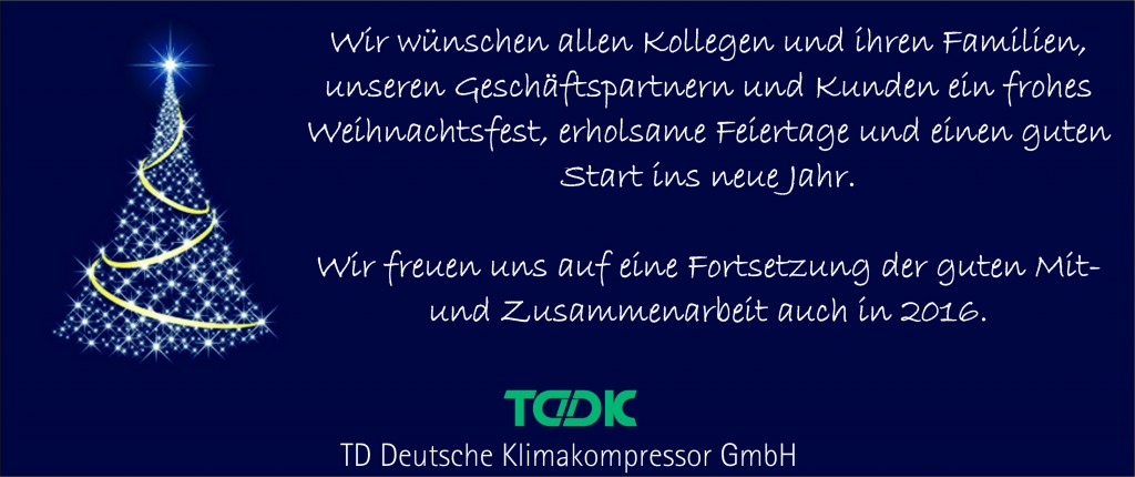TDDK - Frohe Weihnacht!