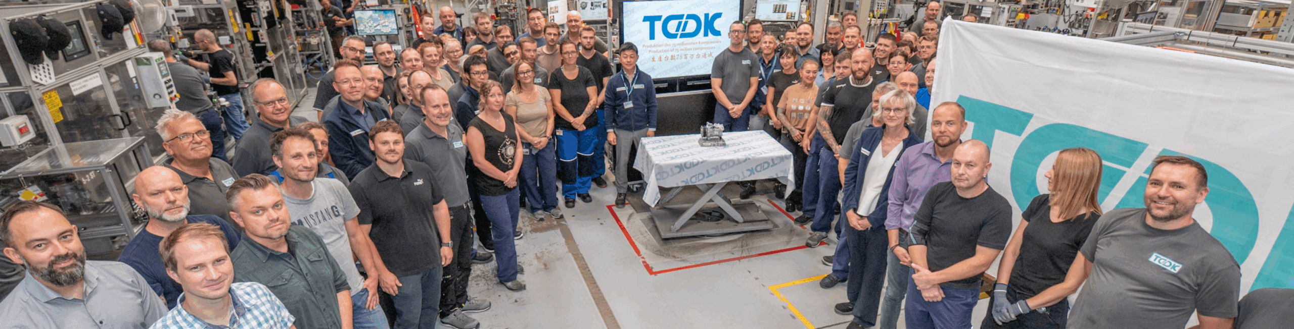 TDDK: Der kühle Hauch von Qualität - The cool touch of quality | TDDK begrüßt den 75-millionsten Kompressor