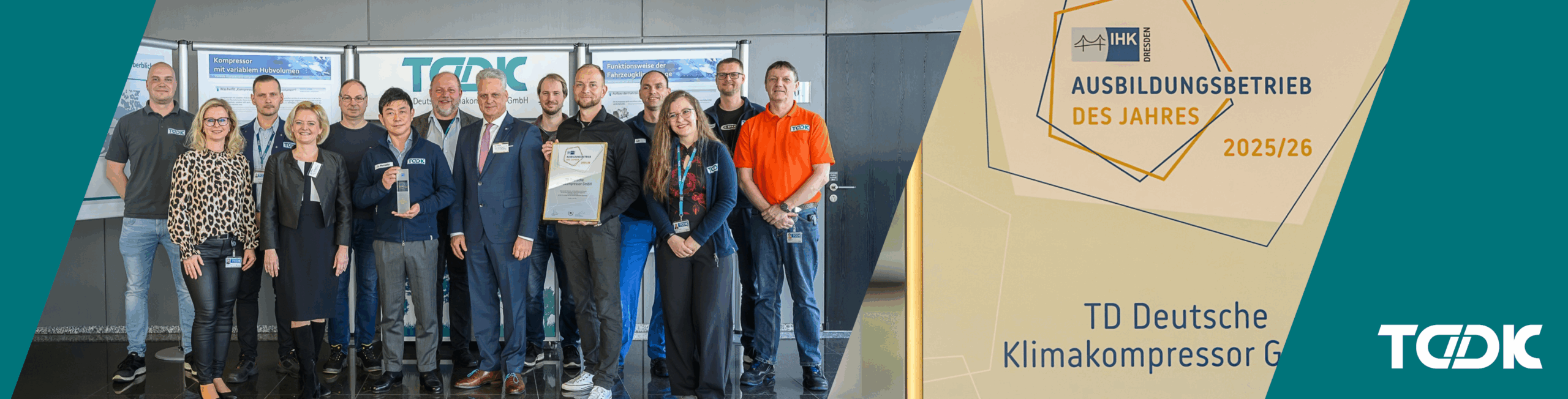 TDDK - News - TDDK ausgezeichnet als Bester Ausbildungsbetrieb 2025/26 im Landkreis Bautzen